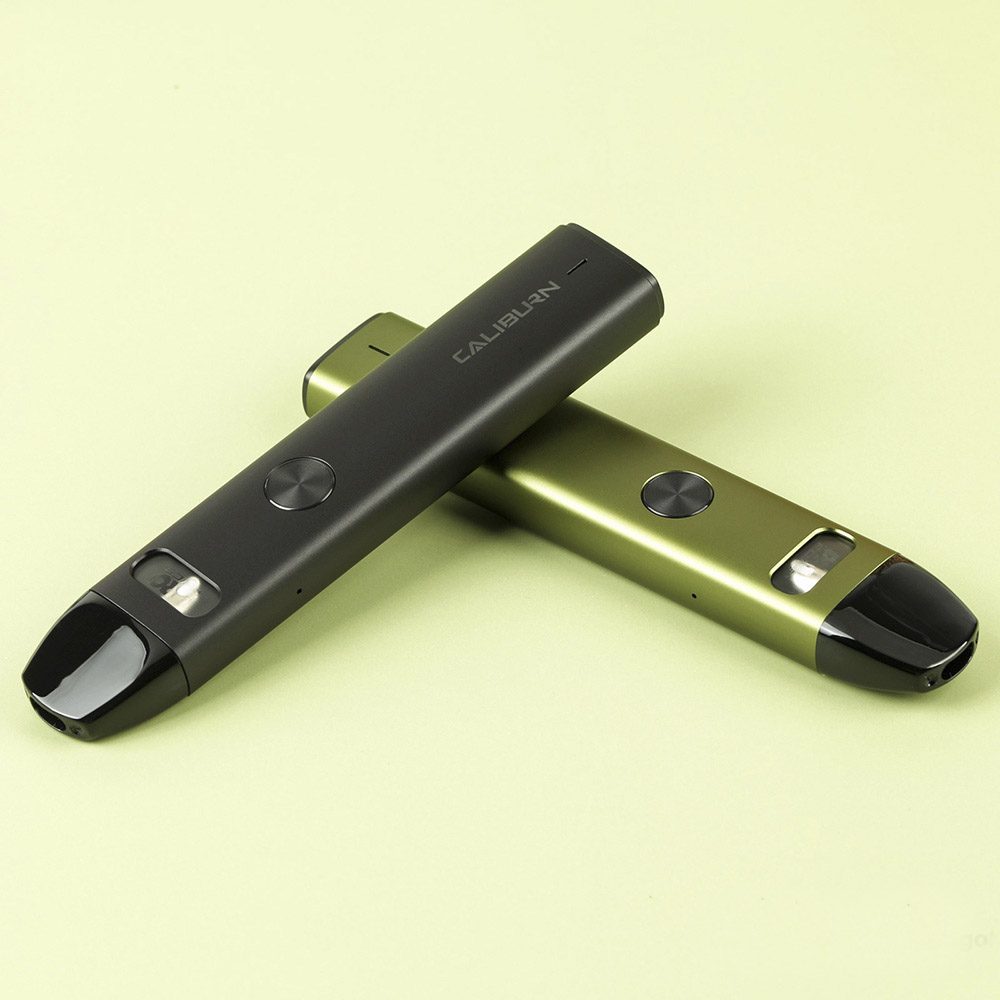 Uwell-Caliburn-A2-Pod-Kit-Grey-and-Green-Colors