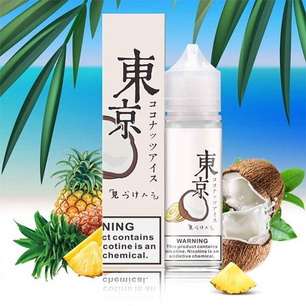 PINA COLADA – TOKYO E-LIQUIDS – 60ML (0MG-3MG-6MG) PINA COLADA – TOKYO E-LIQUIDS – 60ML (0MG-3MG-6MG)
