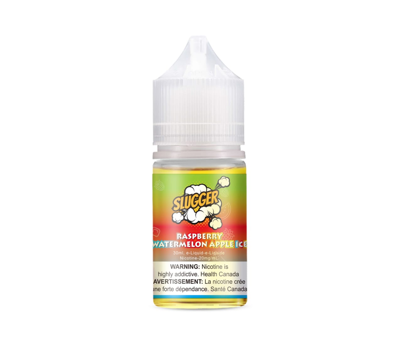 RASPBERRY WATERMELON APPLE ICE – SLUGGER 30ML RASPBERRY WATERMELON APPLE ICE – SLUGGER 30ML