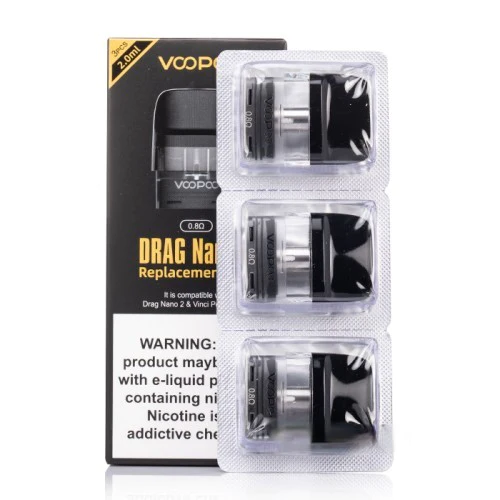 VOOPOO Drag Nano 2 Replacement Pods VOOPOO Drag Nano 2 Replacement Pods