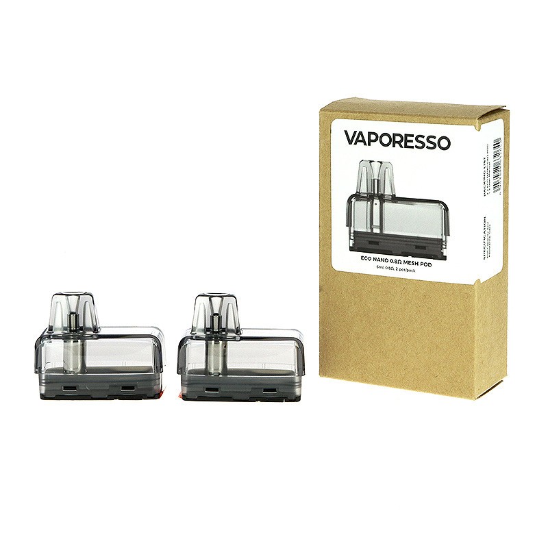 Vaporesso Eco Nano Replacement Pod 6ml (0.8 Ω) Vaporesso Eco Nano Replacement Pod 6ml (0.8 Ω)