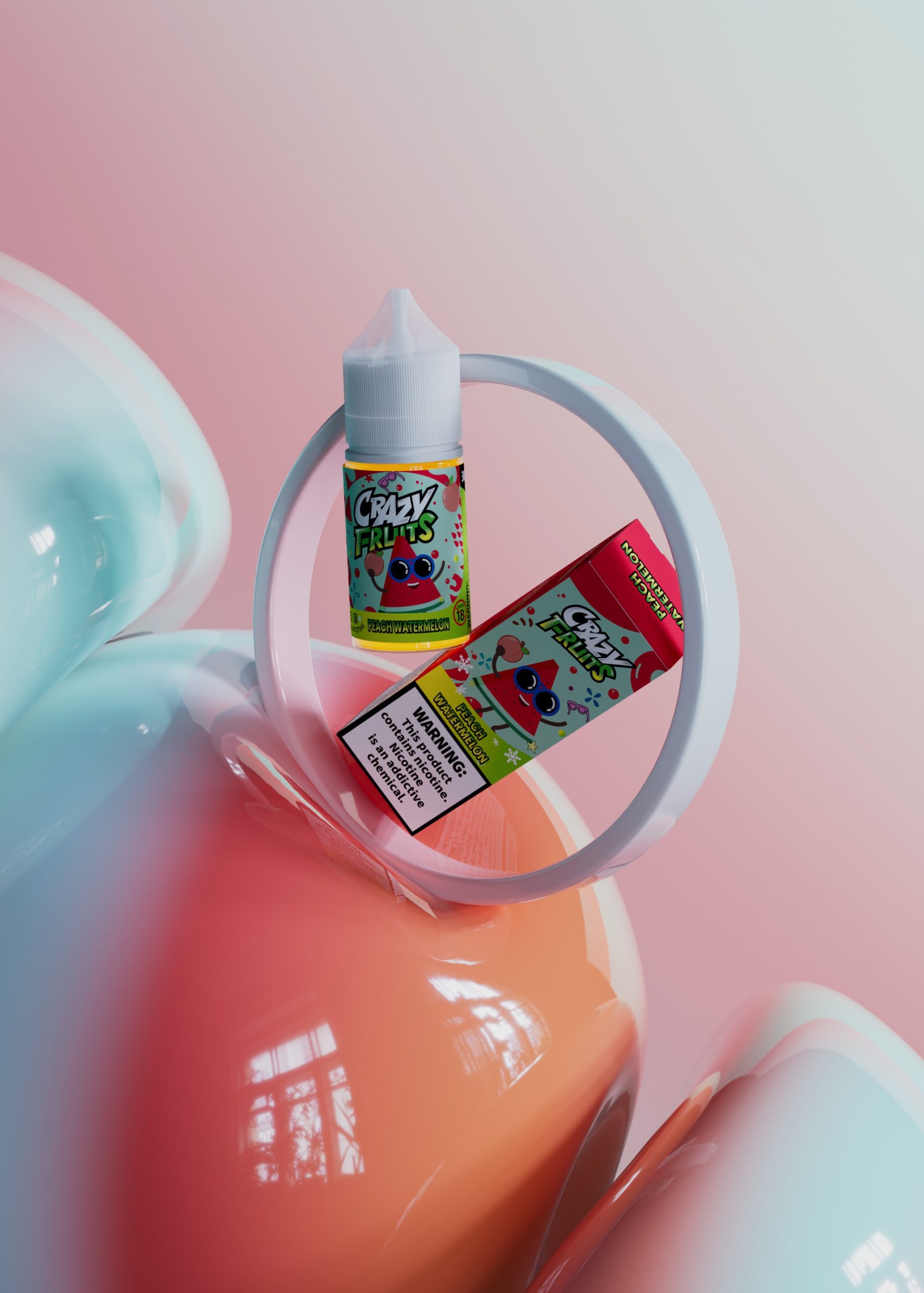 Tokyo Crazy Fruits- Peach Watermelon 30ml (35/50mg) Tokyo Crazy Fruits- Peach Watermelon 30ml (35/50mg)