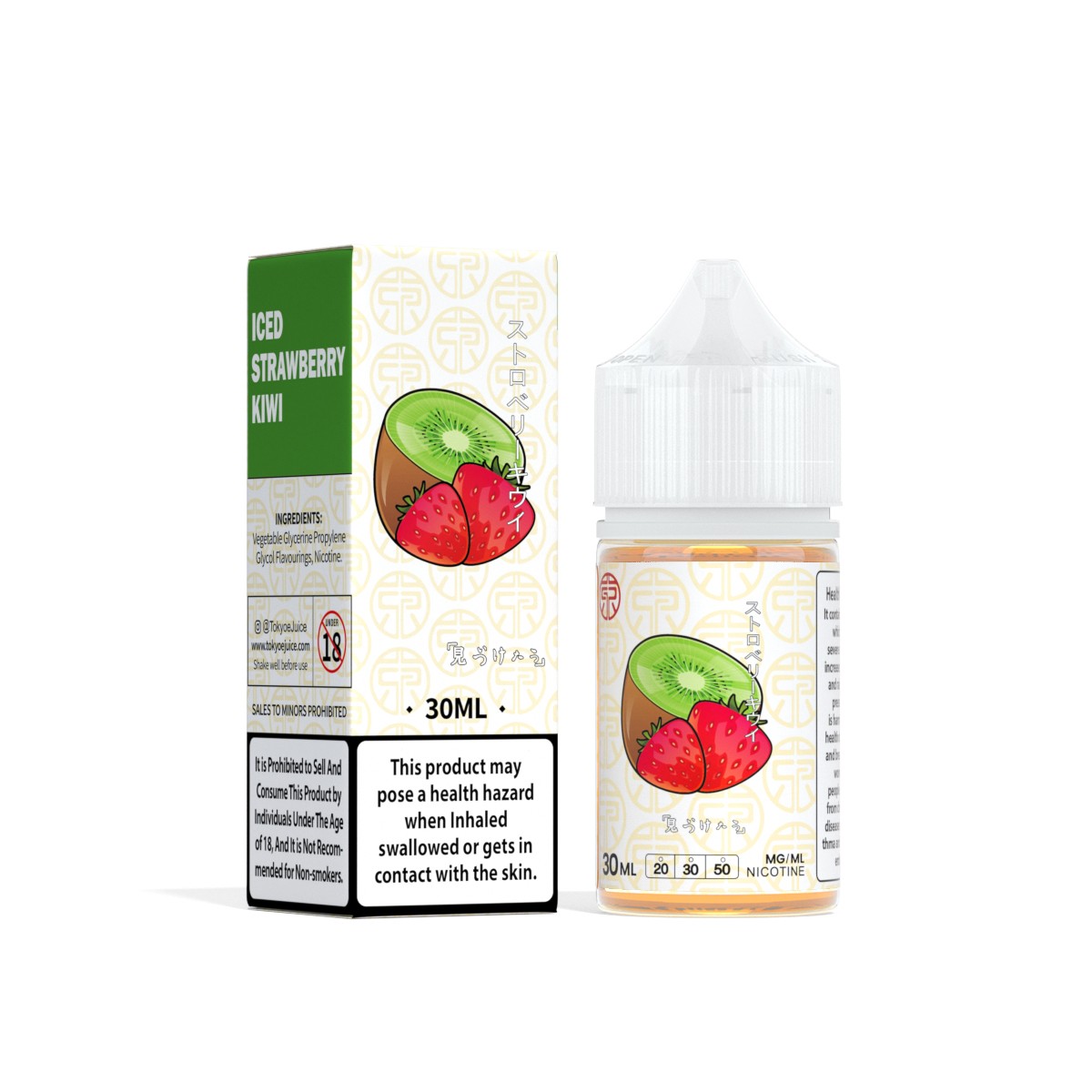 Tokyo Classic - Iced Strawberry Kiwi Salt 30ml (20/30/50mg) Tokyo Classic - Iced Strawberry Kiwi Salt 30ml (20/30/50mg)