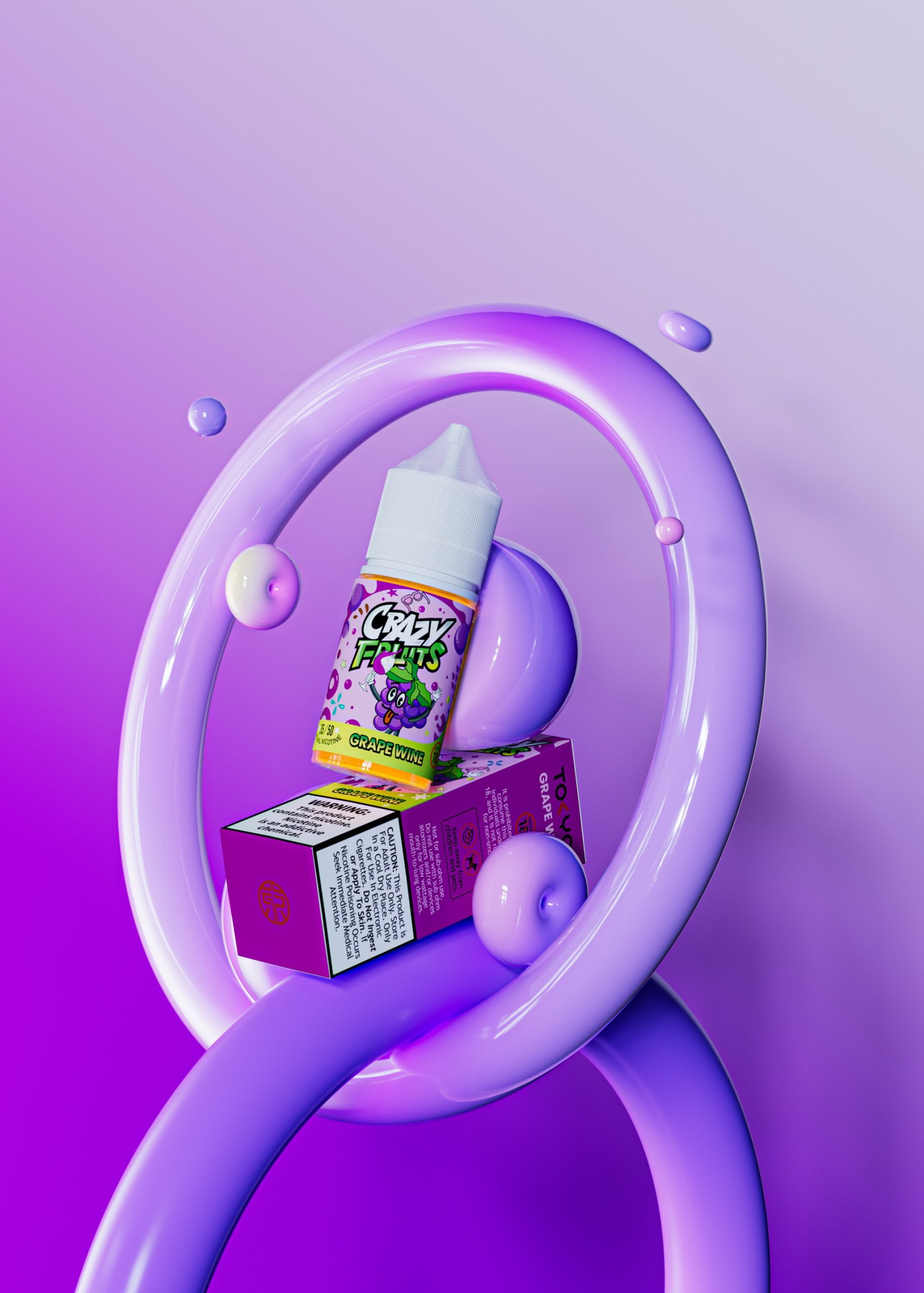 Tokyo Crazy Fruits- Grape Wine 30ml (35/50mg) Tokyo Crazy Fruits- Grape Wine 30ml (35/50mg)