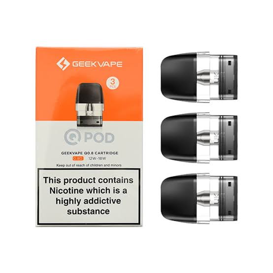 GeekVape Q Replacement Pod 2ml (0.6/0.8/1.2 Ω) GeekVape Q Replacement Pod 2ml (0.6/0.8/1.2 Ω)