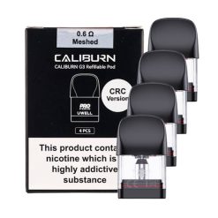 Uwell Caliburn G3 Replacement Pods (0.6/0.9Ω)