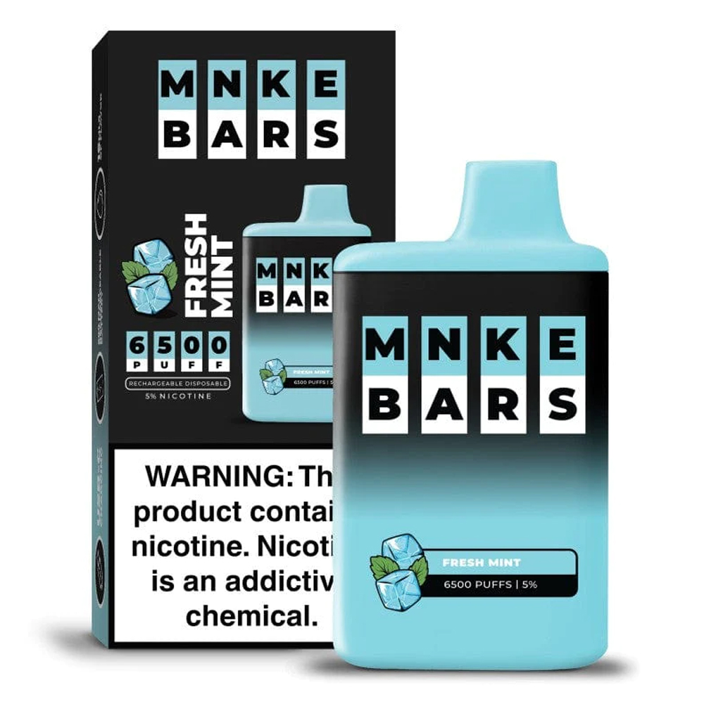 MNKE-Disposable-Vape-Fresh-Mint-50mg MNKE-Disposable-Vape-Fresh-Mint-50mg
