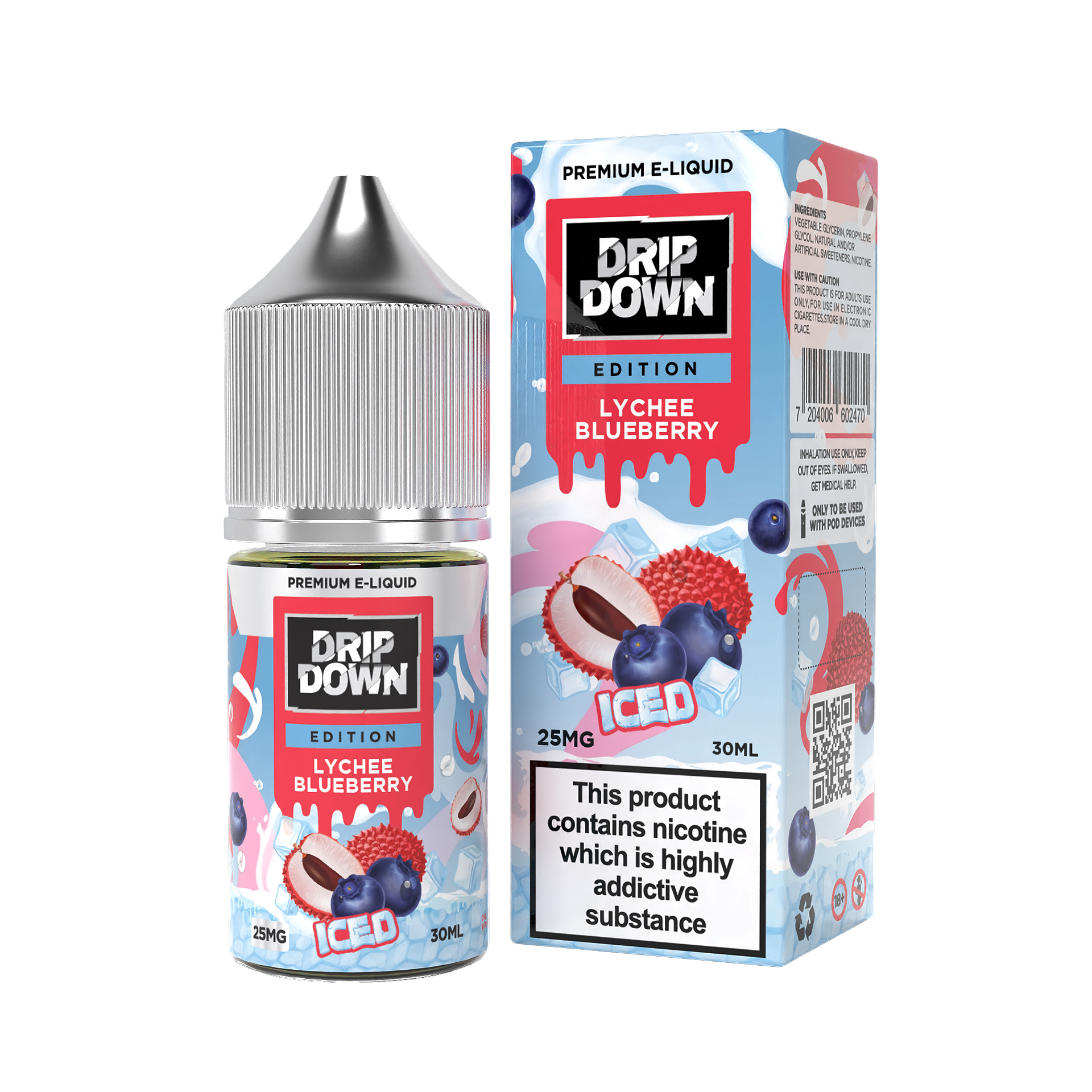 Drip Down Iced Series Blueberry Ice 30ml Drip Down Iced Series Blueberry Ice 30ml