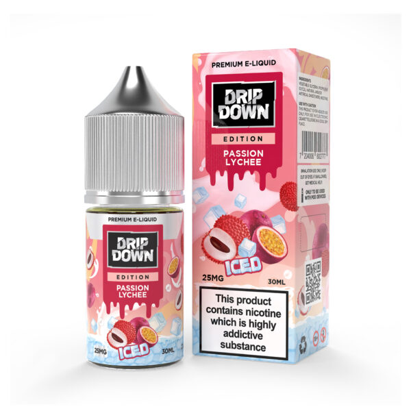Drip Down Iced Series Passion Lychee Ice 30ml Drip Down Iced Series Passion Lychee Ice 30ml