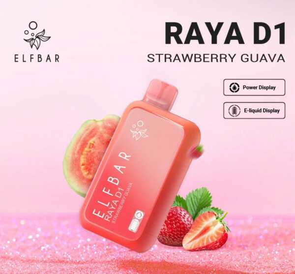 Elfbar-Raya-D1-Strawberry-Guava Elfbar-Raya-D1-Strawberry-Guava
