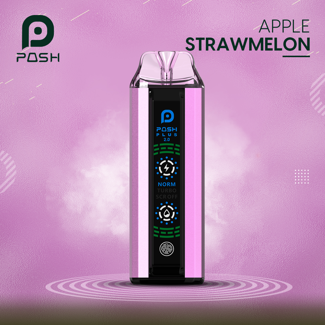 Posh Plus Apple Strawmelon 20000 Puffs 50Mg Posh Plus Apple Strawmelon 20000 Puffs 50Mg