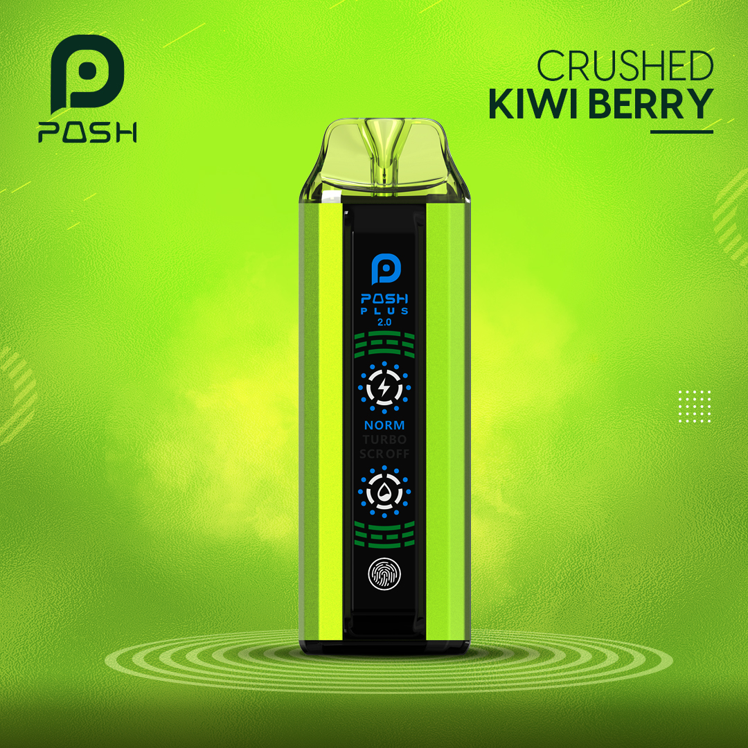 Posh Plus Crushed Kiwi Berry 20000 Puffs 50Mg Posh Plus Crushed Kiwi Berry 20000 Puffs 50Mg