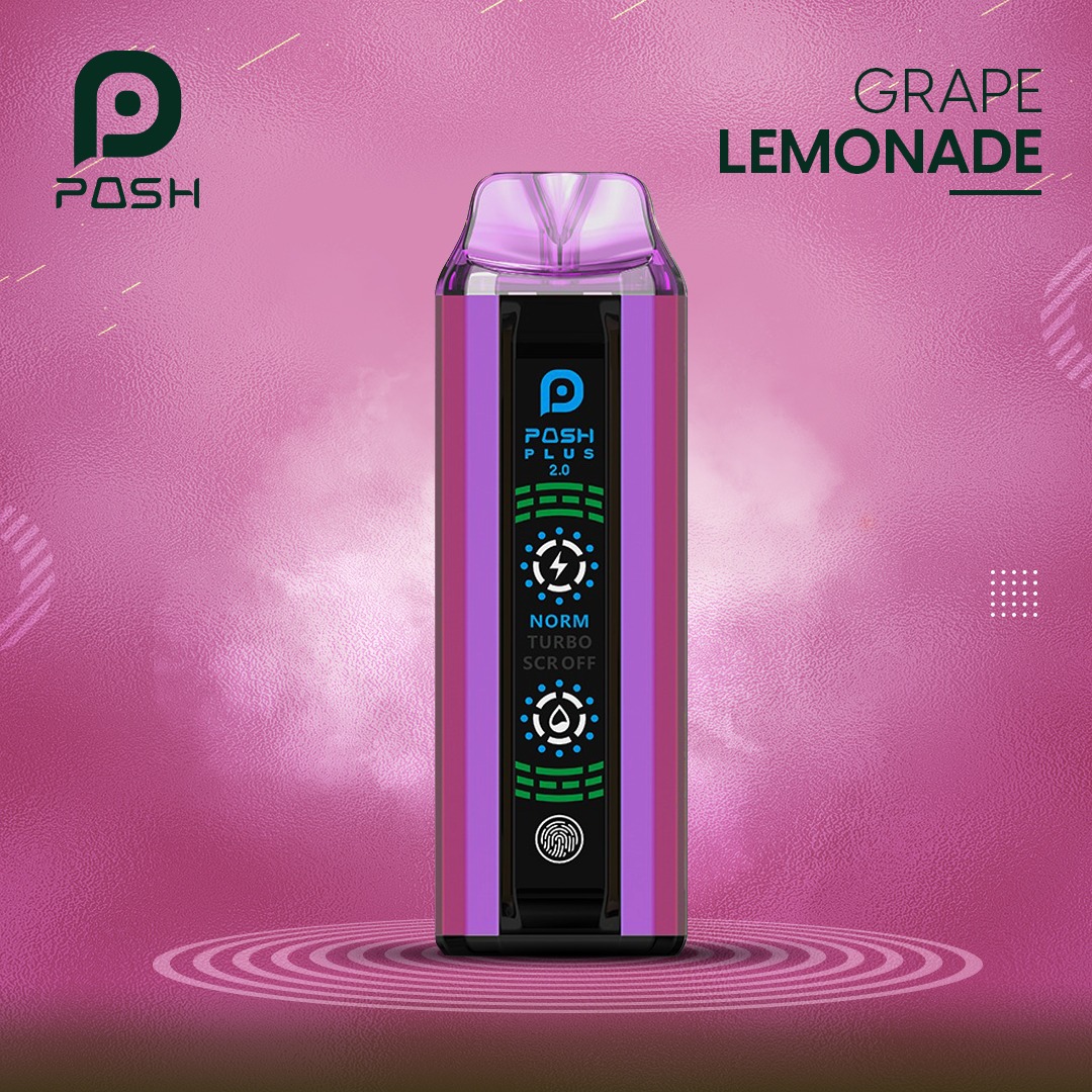 Posh Plus Grape Lemonade 20000 Puffs 50Mg Posh Plus Grape Lemonade 20000 Puffs 50Mg