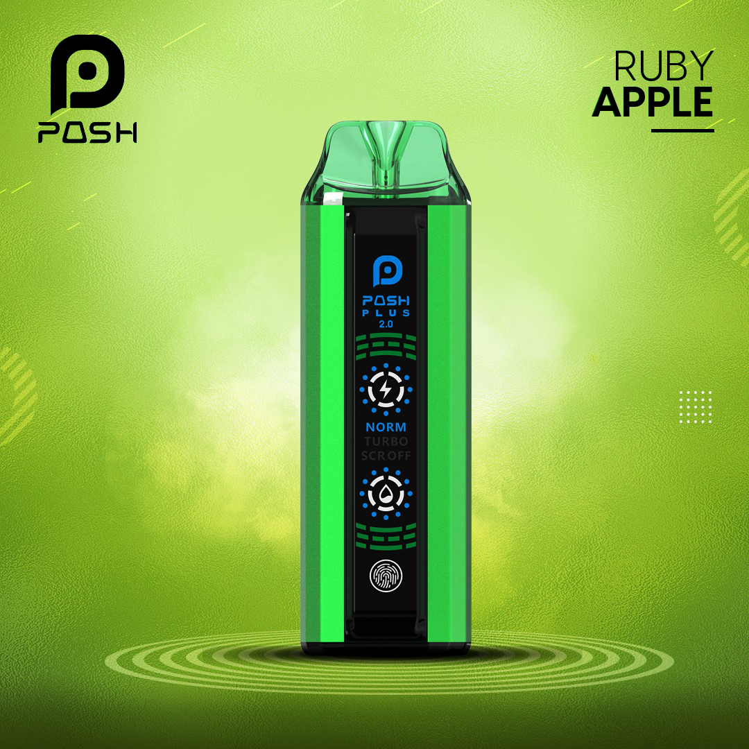 Posh Plus Ruby Apple 20000 Puffs 50Mg Posh Plus Ruby Apple 20000 Puffs 50Mg