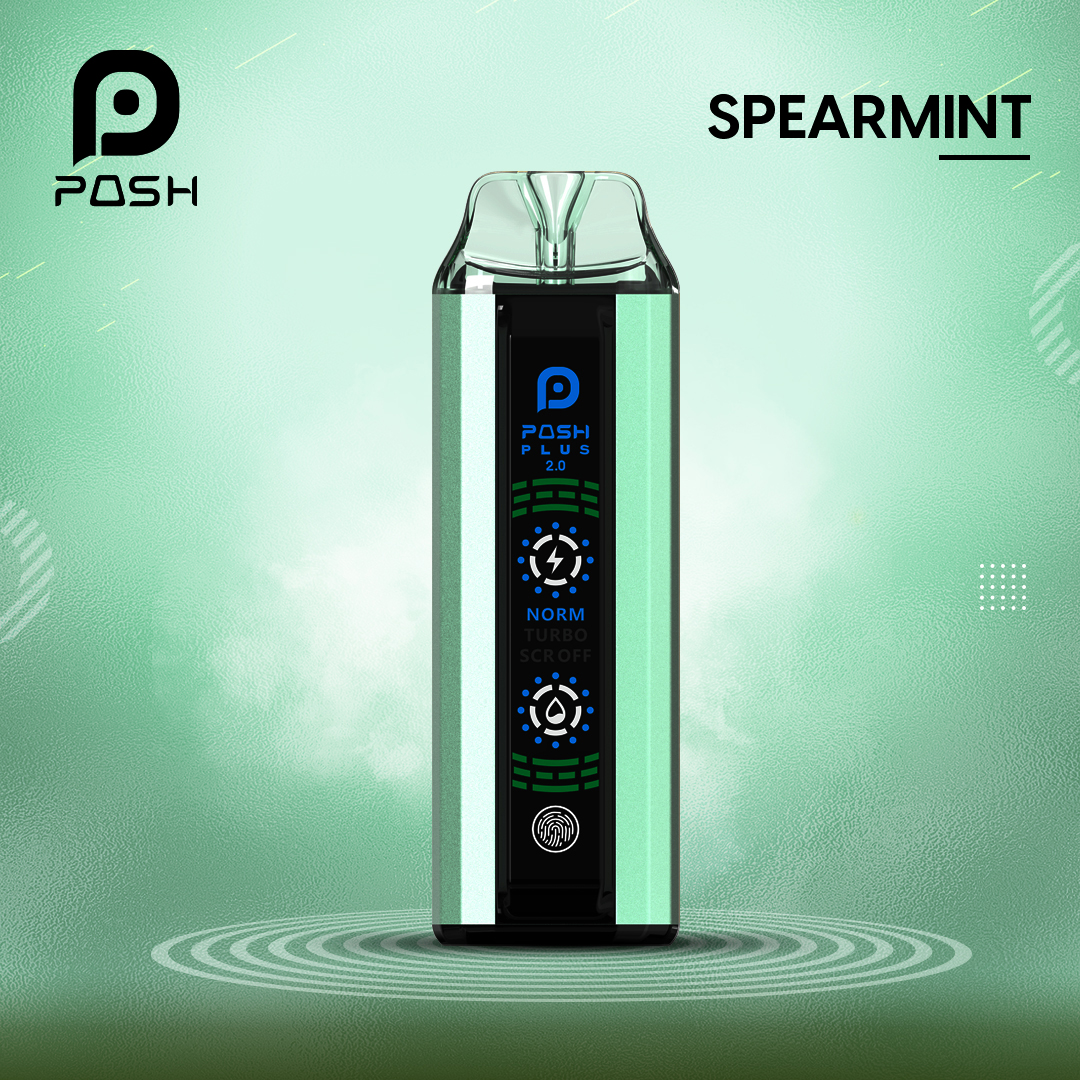 Posh Plus Spearmint 20000 Puffs 50Mg Posh Plus Spearmint 20000 Puffs 50Mg