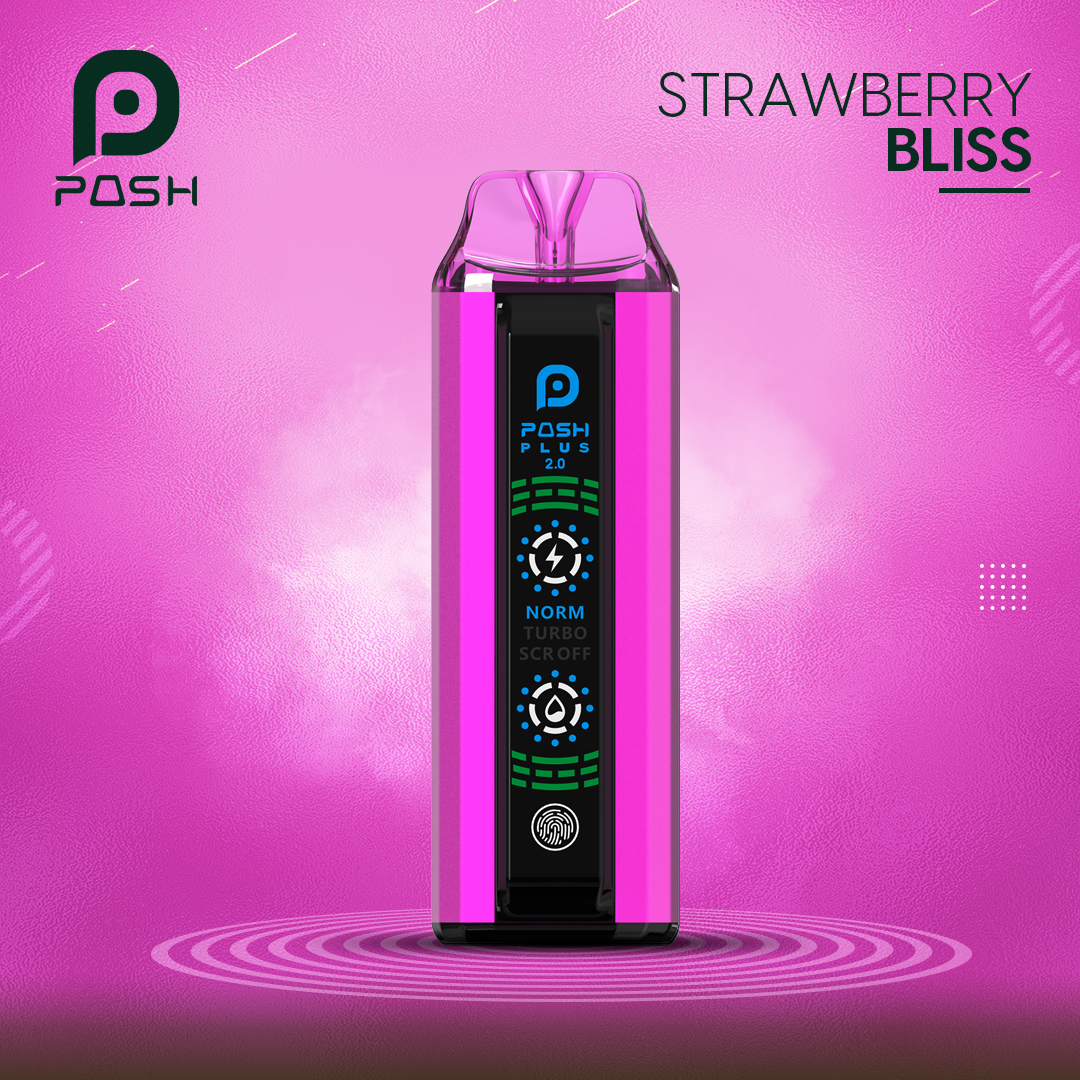 Posh PlusStrawberry Bliss 20000 Puffs 50Mg Posh PlusStrawberry Bliss 20000 Puffs 50Mg