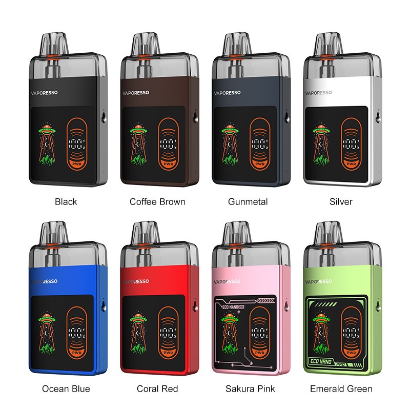 eco-nano-pro-pod-kit-colors Vaporesso Eco Nano Pro Pod Kit Colors