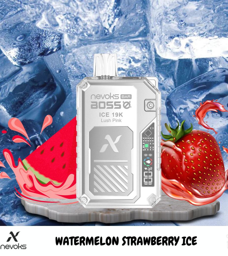 5da6d3f4-e5c2-4224-907e-1de75eb2e536 Nevoks Bar Boss Disposable - Watermelon Strawberry Ice 35mg (19000Puffs)