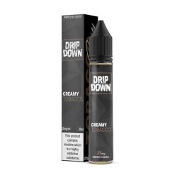 Drip Down Salt – Creamy Tobacco 30ml (25, 50mg)