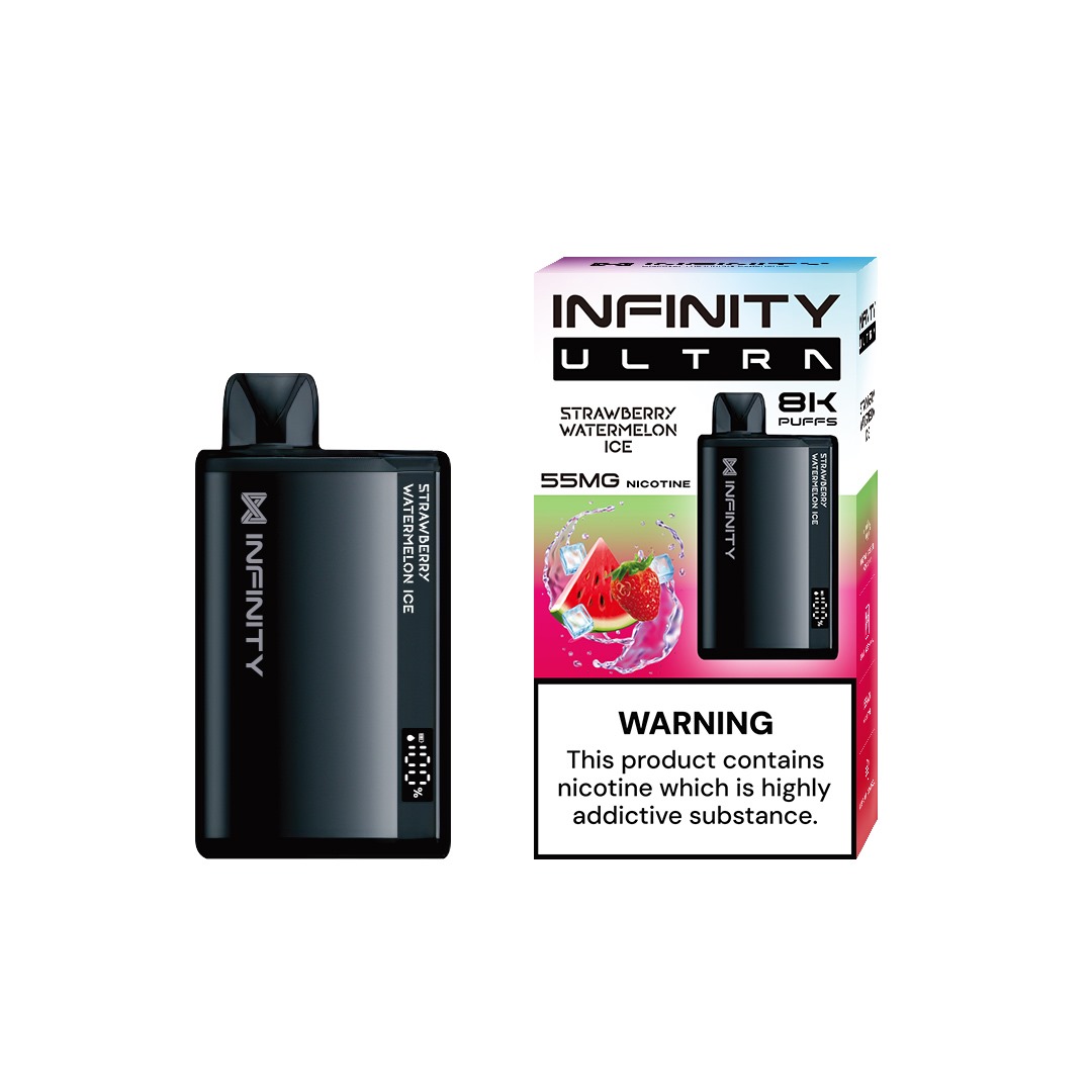 Infinity Bar Ultra Disposable - Strawberry Watermelon Ice 55mg (8000Puffs) Infinity Bar Ultra Disposable - Strawberry Watermelon Ice 55mg (8000Puffs)