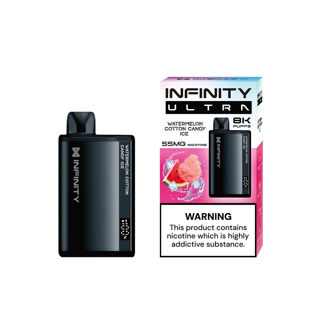 Infinity Bar Ultra Disposable - Watermelon Cotton Candy Ice 55mg (8000Puffs) Infinity Bar Ultra Disposable - Watermelon Cotton Candy Ice 55mg (8000Puffs)