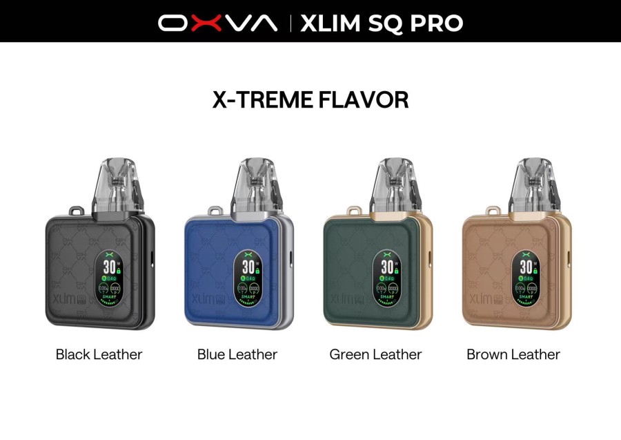 Oxva Xlim SQ Pro Pod Kit Leather Edition Colors Oxva Xlim SQ Pro Pod Kit Leather Edition Colors