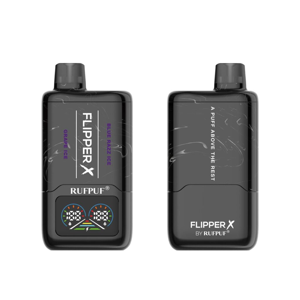 Rufpuf Flipper X Disposable - Grape Ice + Blue razz Ice 50mg (20000Puffs) Rufpuf Flipper X Disposable - Grape Ice + Blue razz Ice 50mg (20000Puffs)