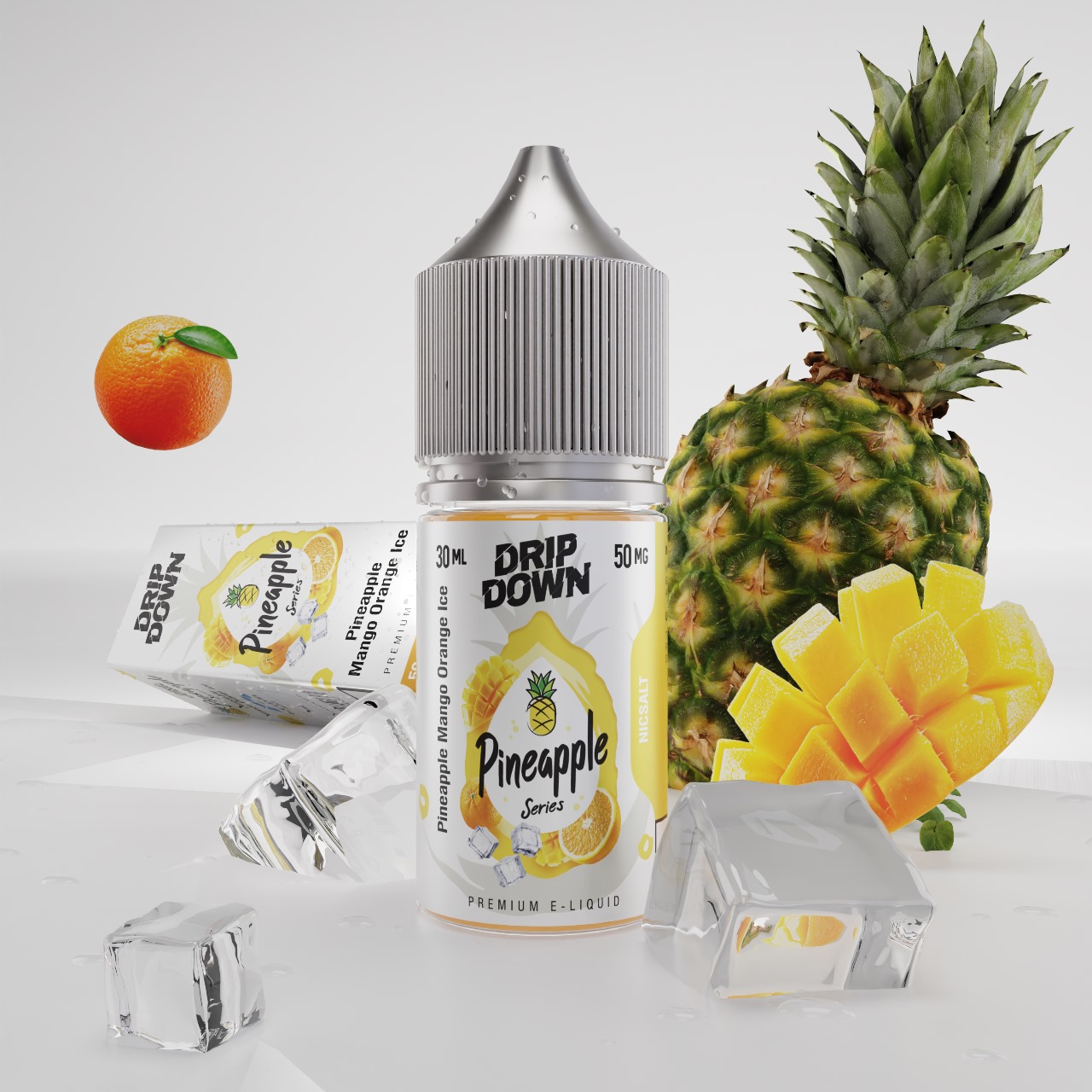 Drip Down Pineapple Series- Pineapple Mango Orange Ice 30ml (30, 50mg) Drip Down Pineapple Series- Pineapple Mango Orange Ice 30ml (30, 50mg)