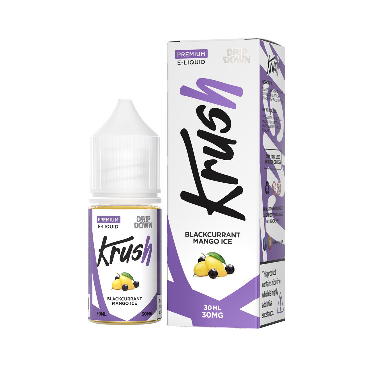 Drip down Krush – Blackcurrant Mango Ice 30ml (30, 50mg) Drip down Krush – Blackcurrant Mango Ice 30ml (30, 50mg)