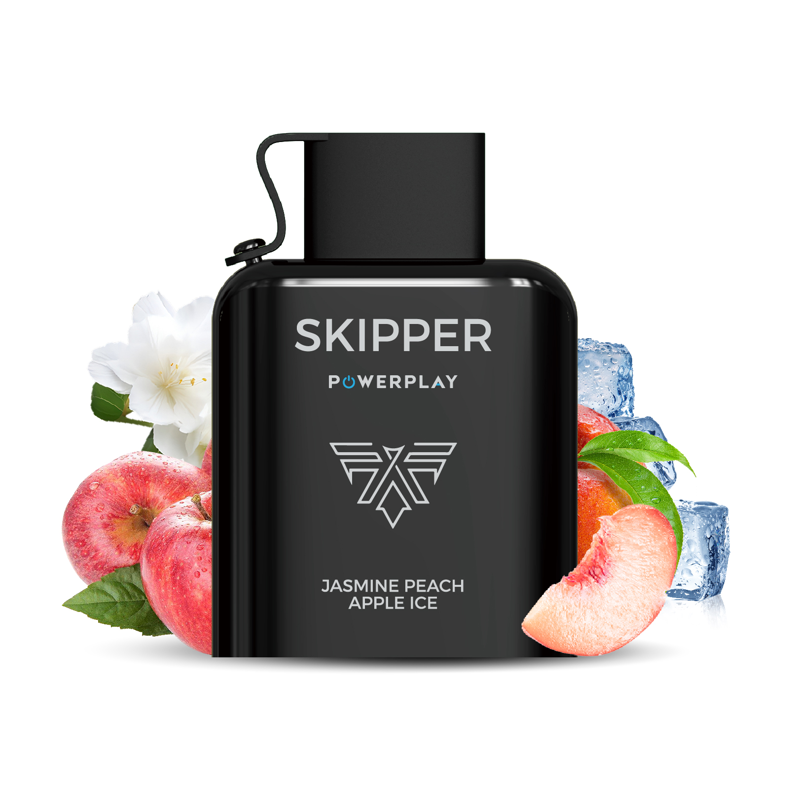 Skipper Powerplay - Jasmine Peach Apple Ice Disposable Pod (16000 Puff) (50Mg) Skipper Powerplay - Jasmine Peach Apple Ice Disposable Pod (16000 Puff) (50Mg)
