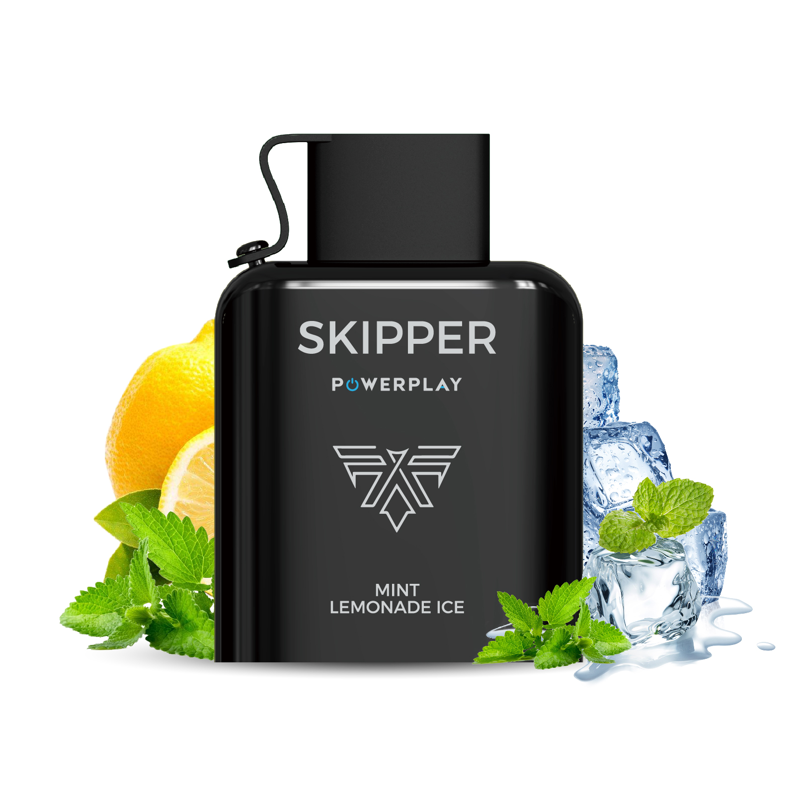 Skipper Powerplay - Mint Lemonade Ice Disposable Pod (16000 Puff) (50Mg) Skipper Powerplay - Mint Lemonade Ice Disposable Pod (16000 Puff) (50Mg)